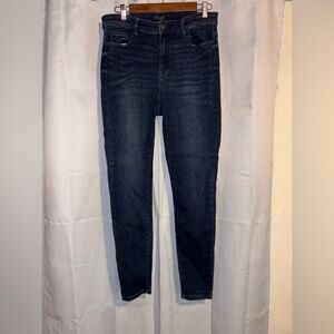 Judy Blue Jeans Women's 11/30 Blue Skinny Fit High Rise Dark Wash Denim